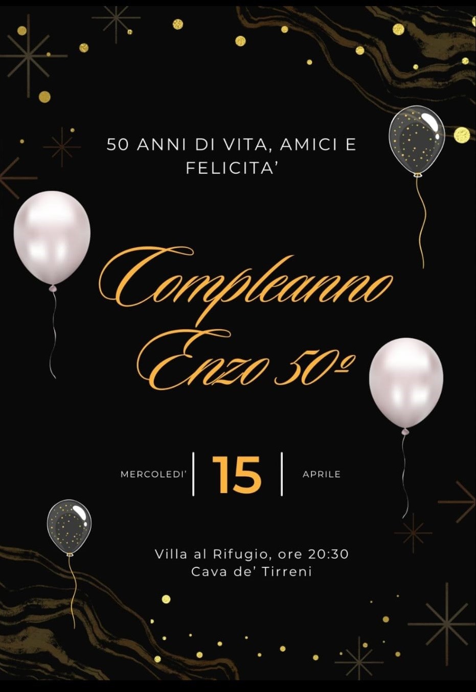 COMPLEANNO<br>COMPLEANNO ENZO 50�